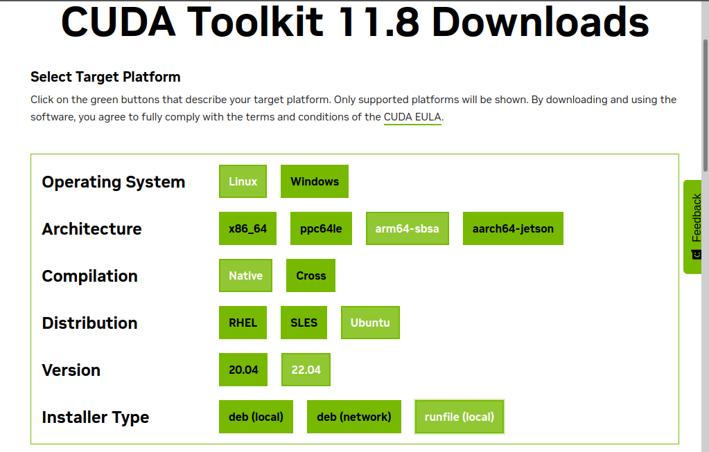 NVIDIA CUDA Download Page
